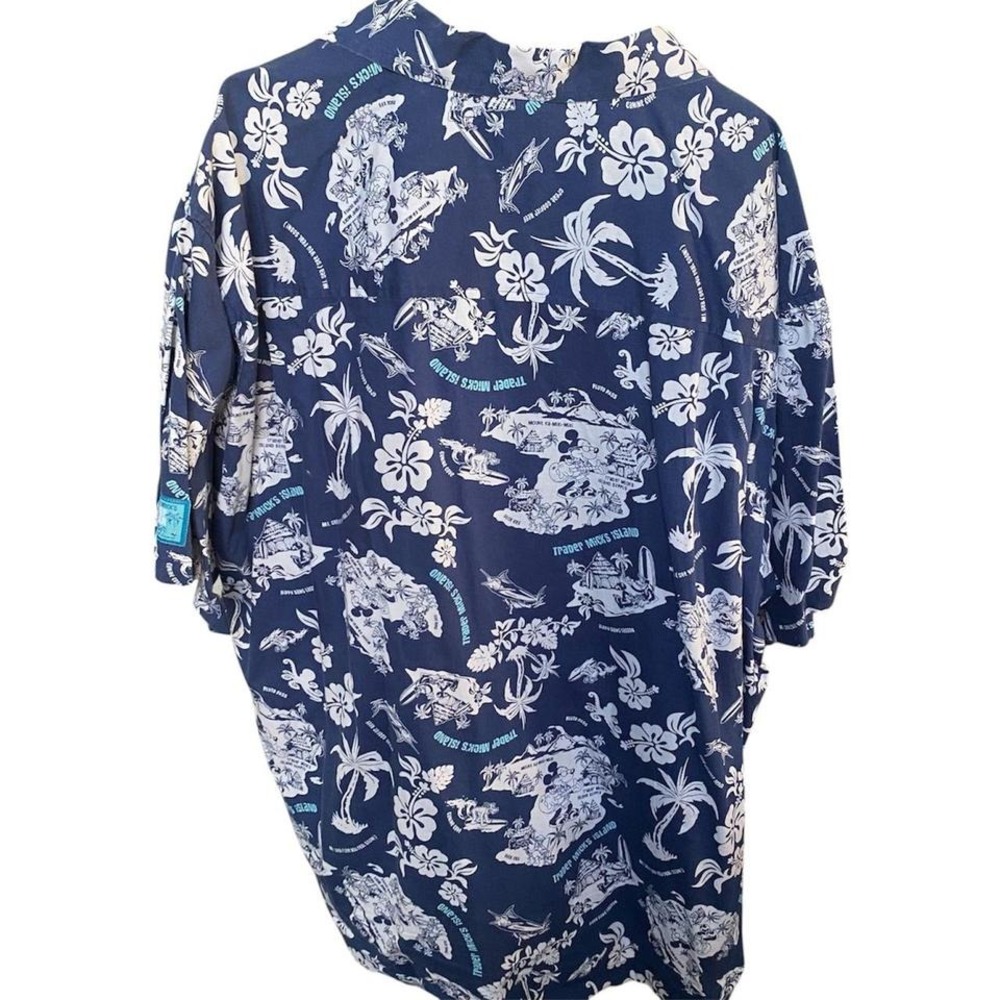 Disneyland resort Trader Micks surf gear Hawaiian island men's shirt size XL - Picture 6 of 6